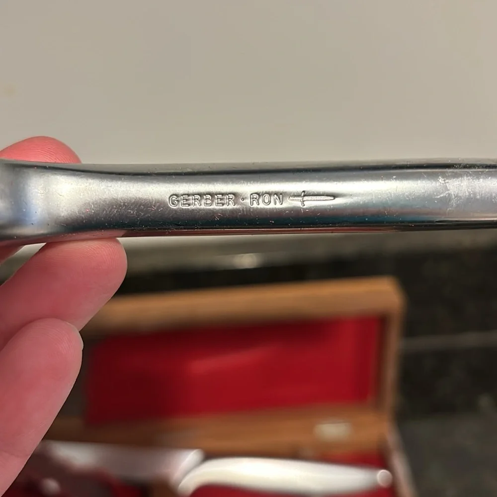 GERBER MCM Carving Knife Set in Maple Box